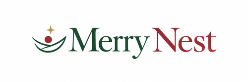 Merry Nest Christmas store logo
